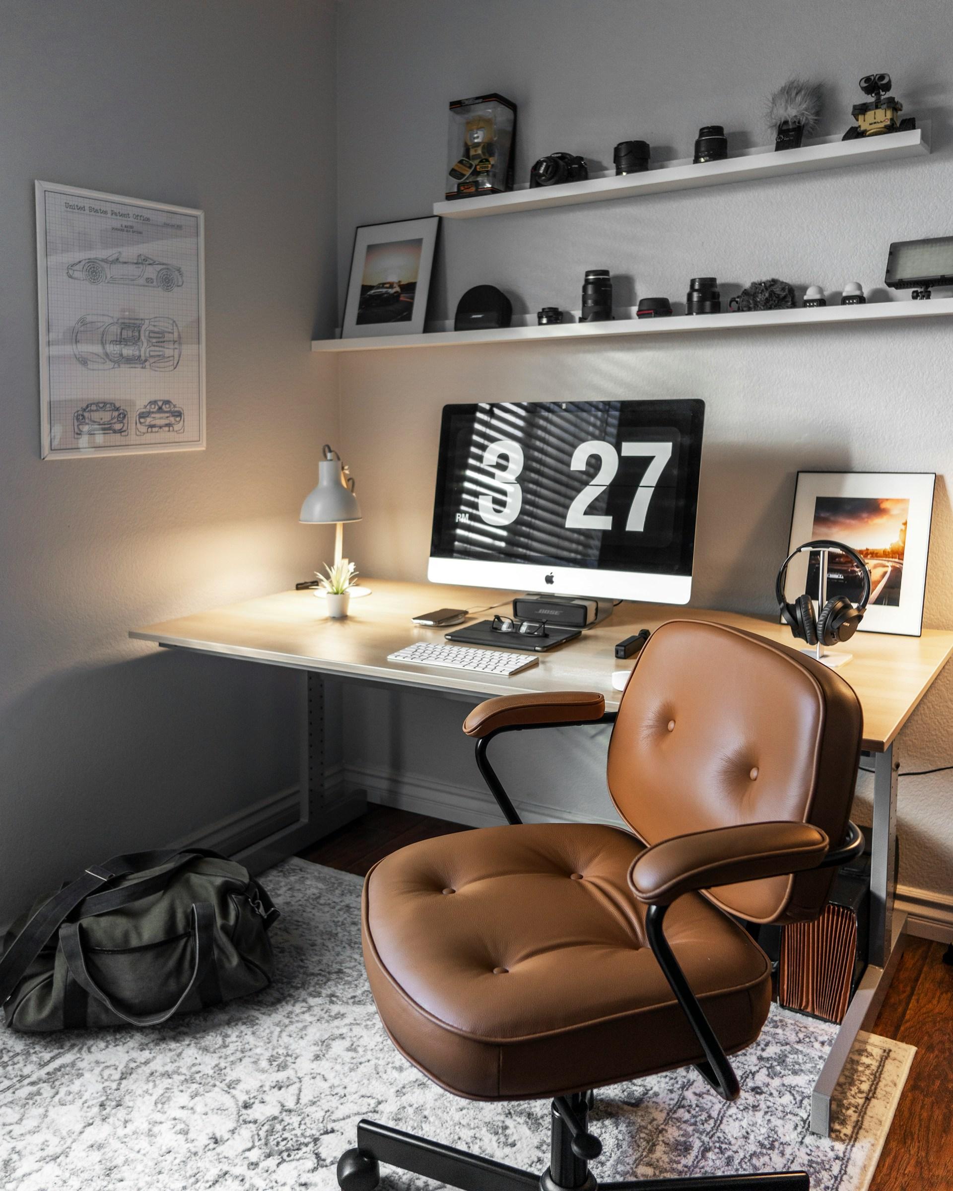Basement Home Office Creation
